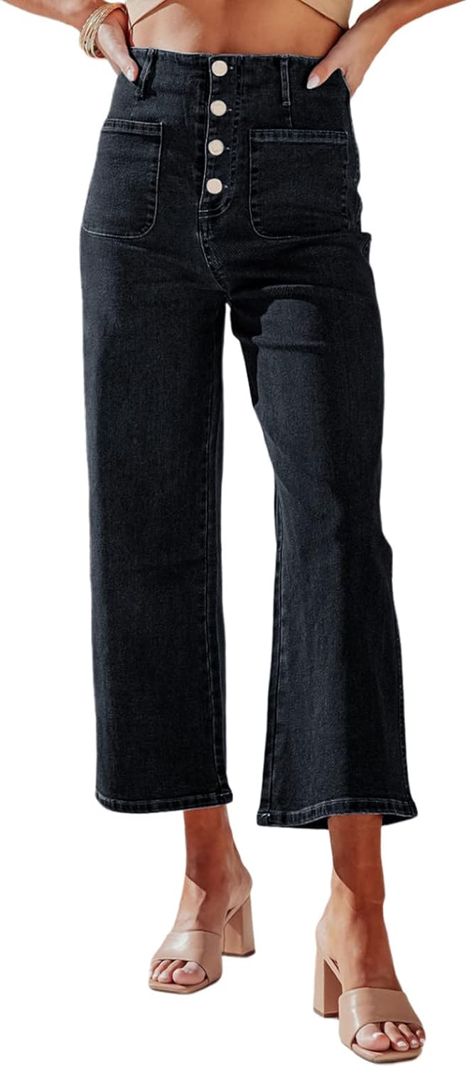 Sidefeel Women's Wide Leg Jeans