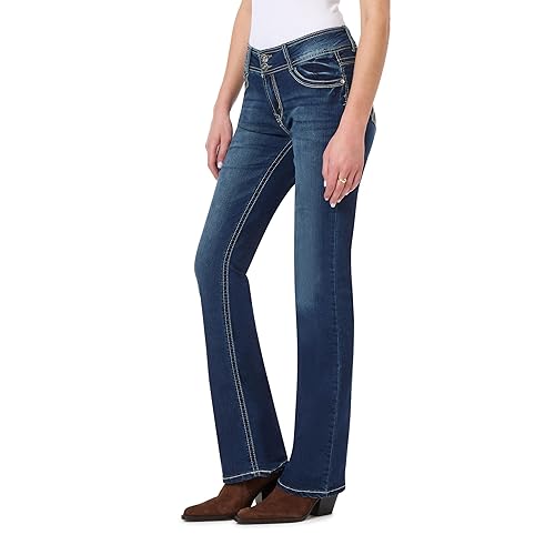 Curvy Bootcut Mid-Rise Insta Stretch Juniors Jeans