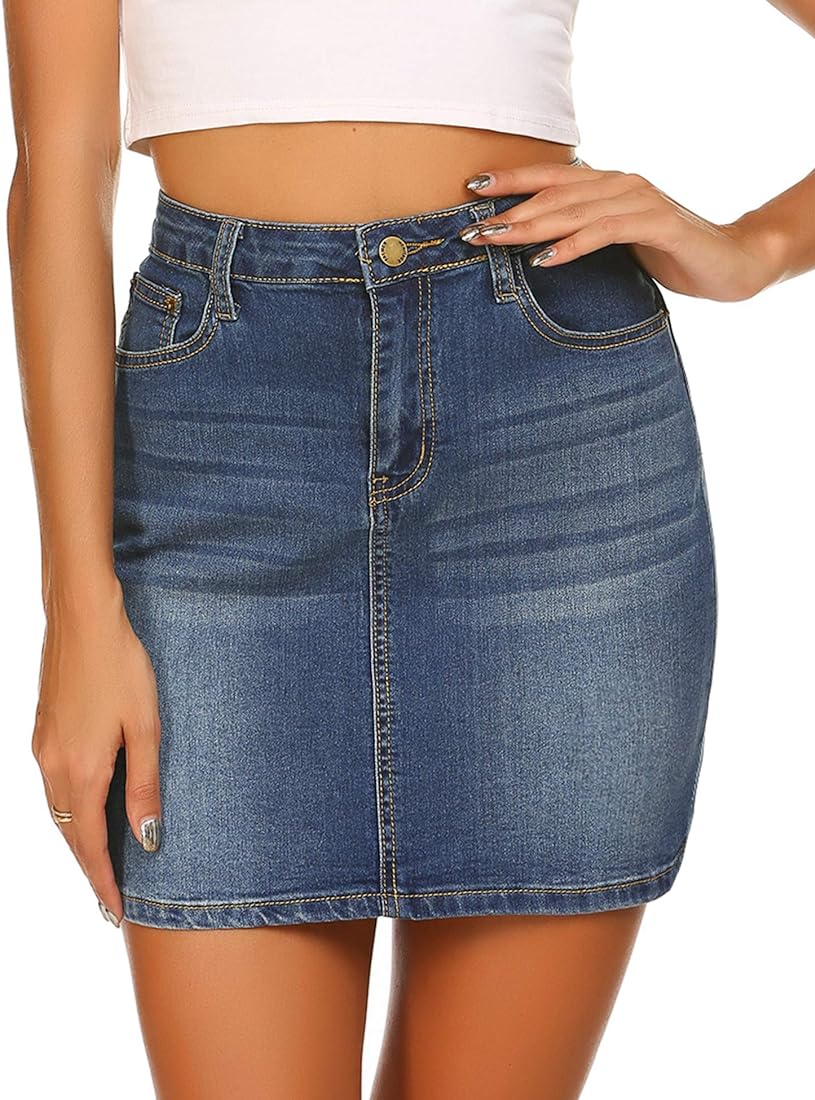 jeans skirt