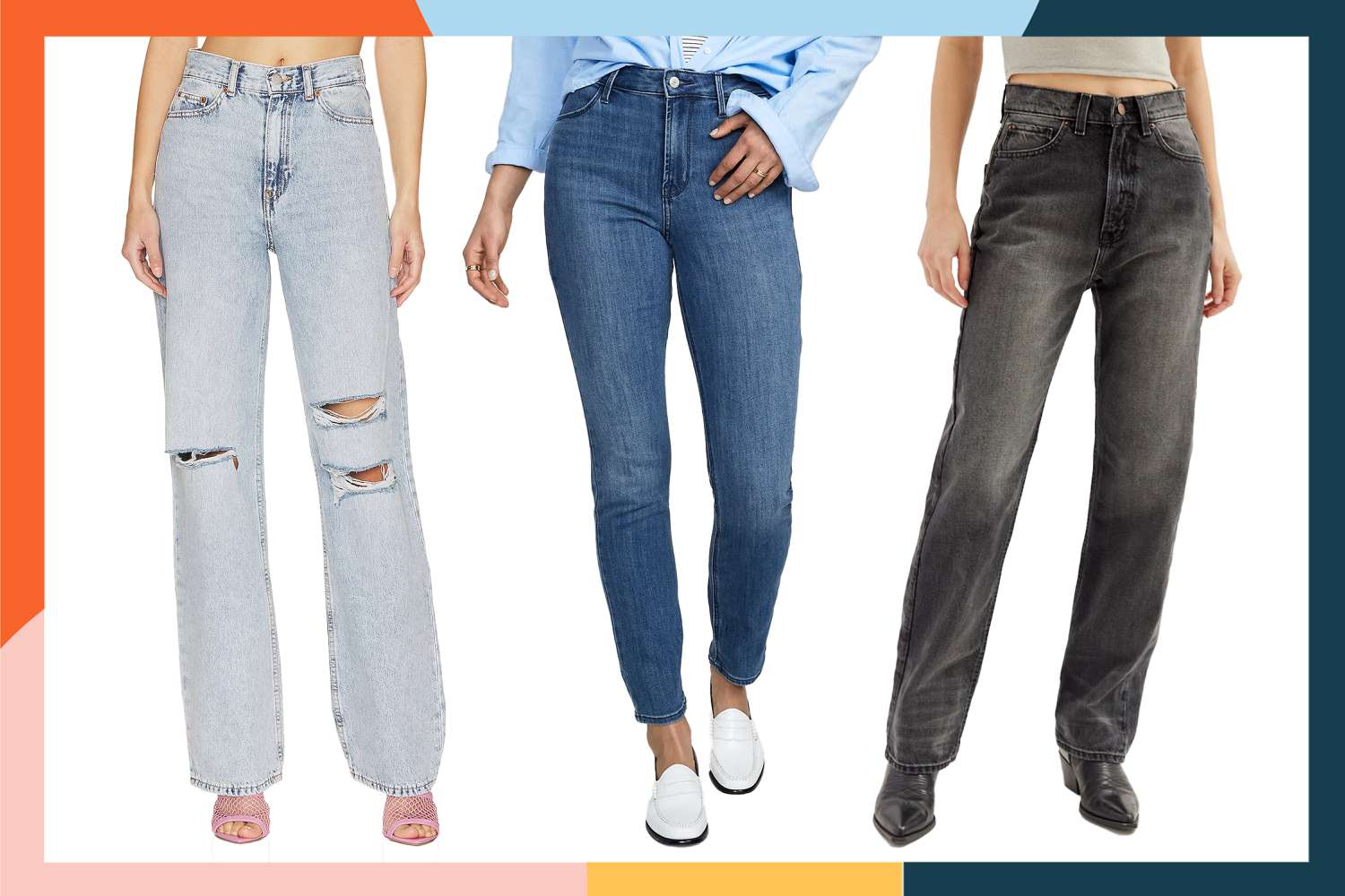 jeans for women high waist