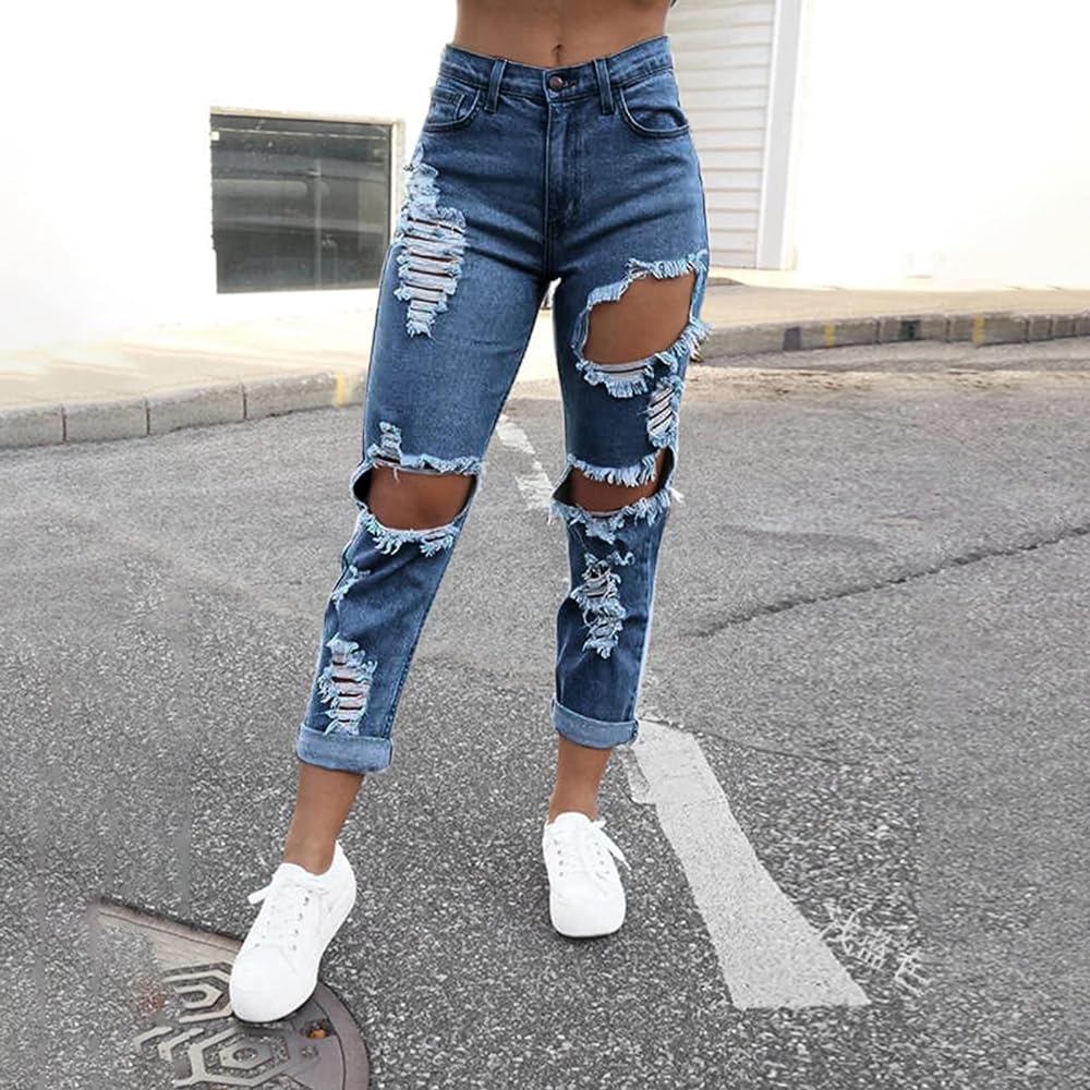 How to make ripped jeans