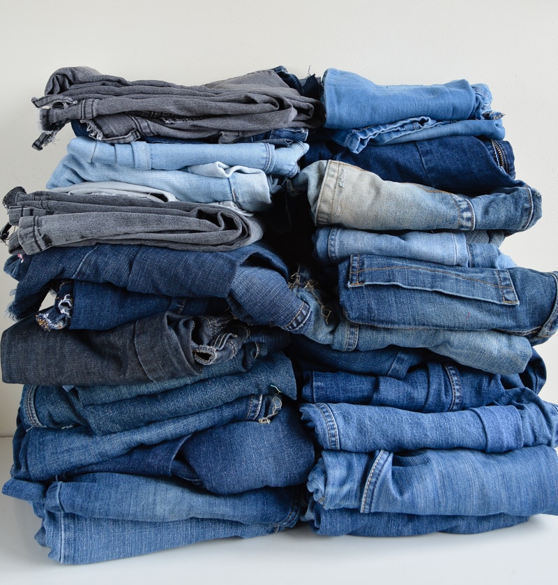 what to do with old jeans