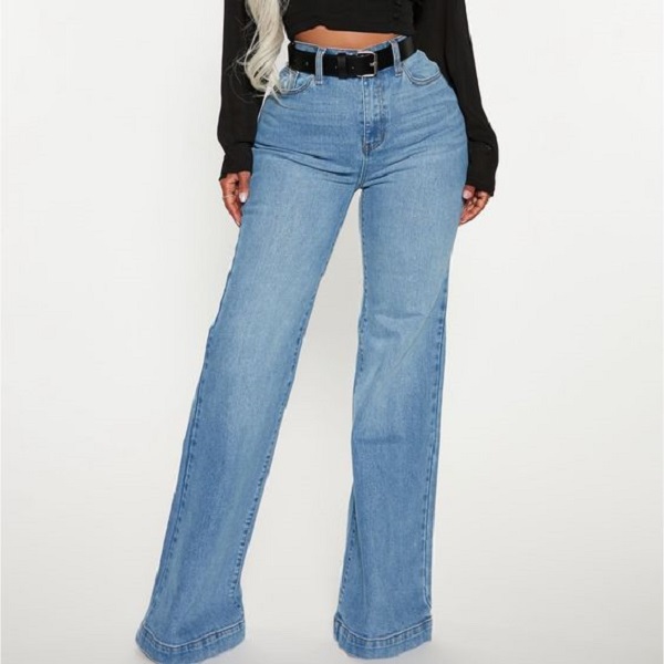 Textured jeans