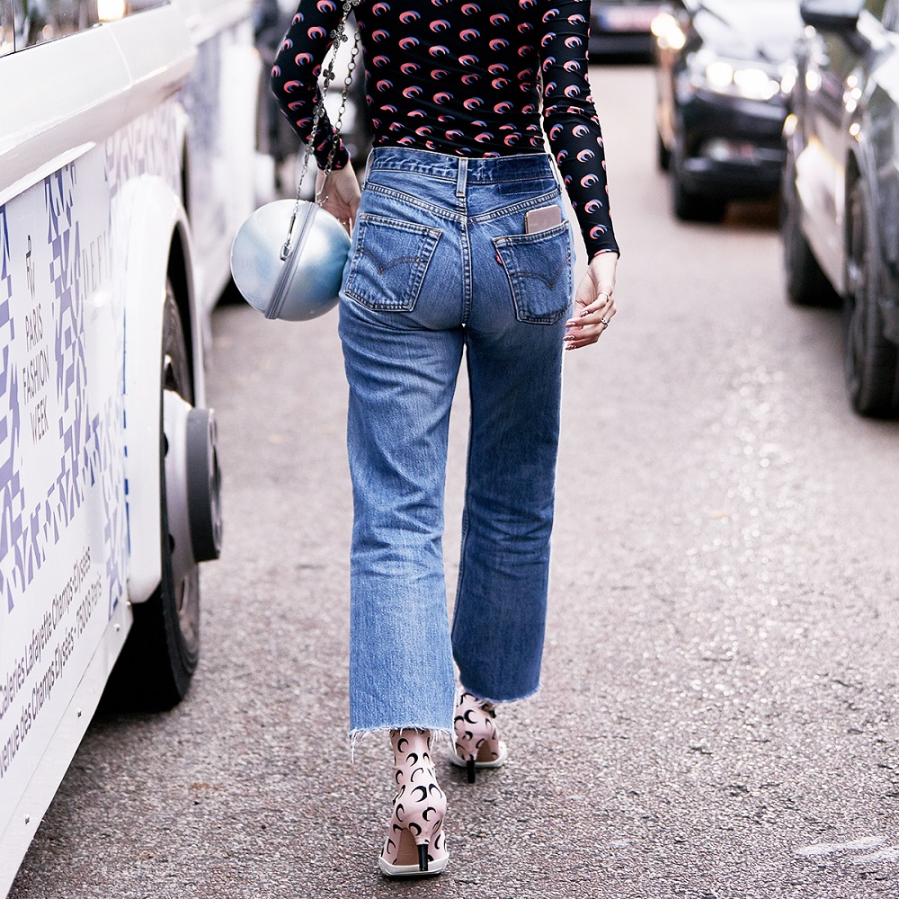 cropped flare jeans 
