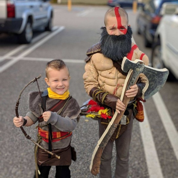 kratos halloween costume